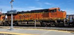 BNSF 6628 flies through El Monte on UP ZLCAI